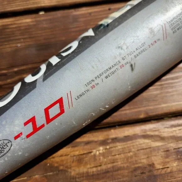 Louisville Slugger Omaha Series Baseball Bat -10 30 Inch 20 Oz. WTLUB0518B10